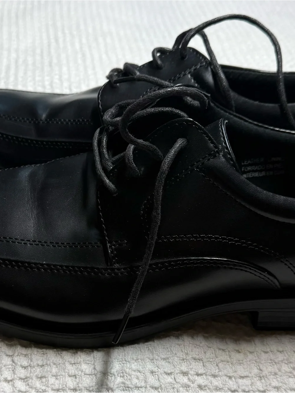Dexter Comfort  Black Leather Lace-Up Shoes